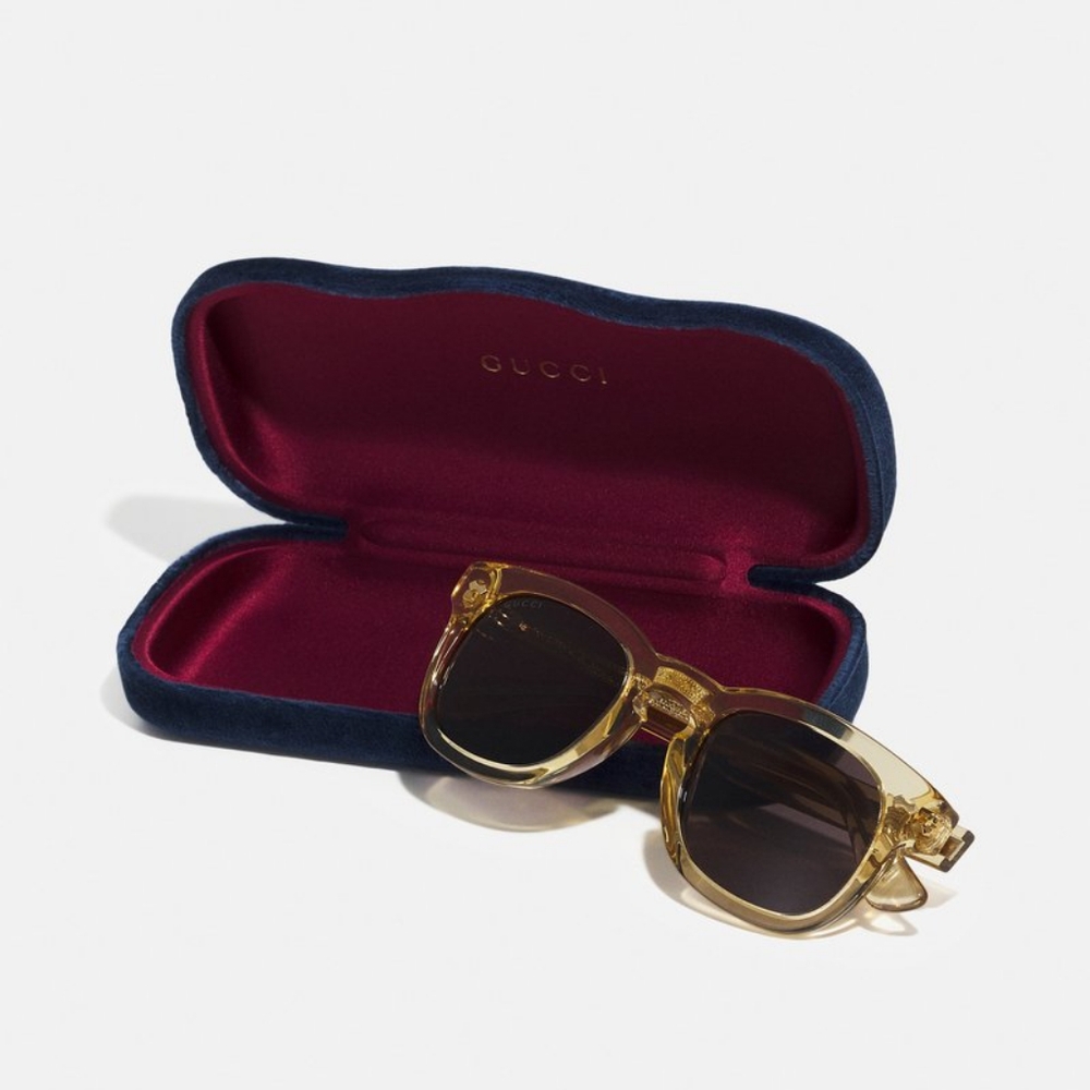 Ship sameday- New 💯 Original GUCCI GG0182S 006 SUNGLASSES - Picture 5 of 16